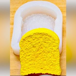 Silicone toast slice of bread mold / candle making /wax mold / resin mold